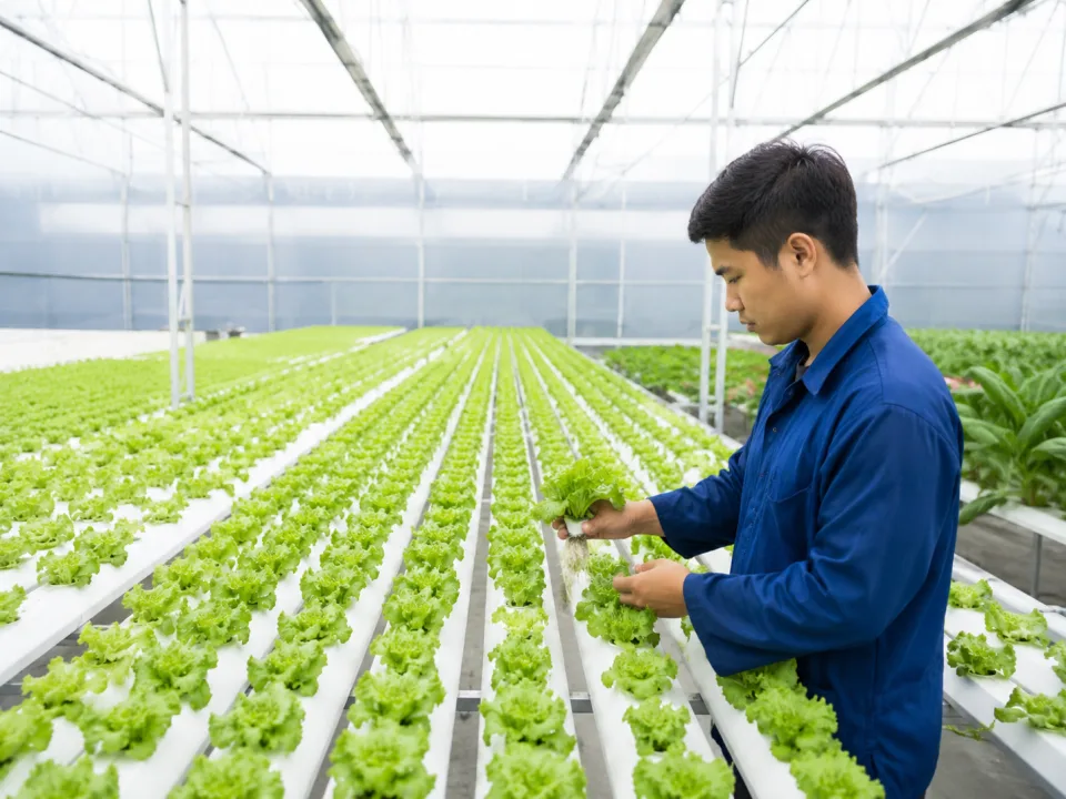 Kỹ thuật viên và nhân viên tại cửa hàng